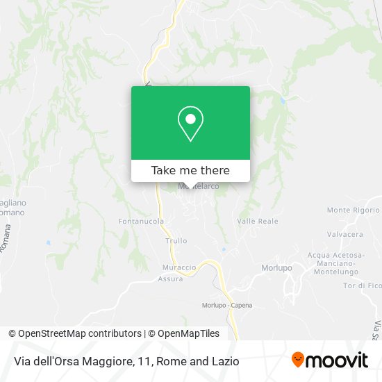 Via dell'Orsa Maggiore, 11 map
