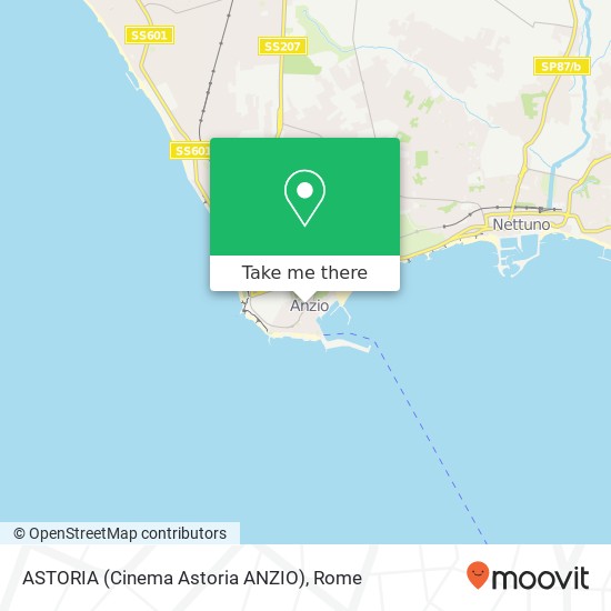 ASTORIA (Cinema Astoria ANZIO) map