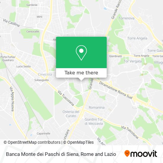 Banca Monte dei Paschi di Siena map