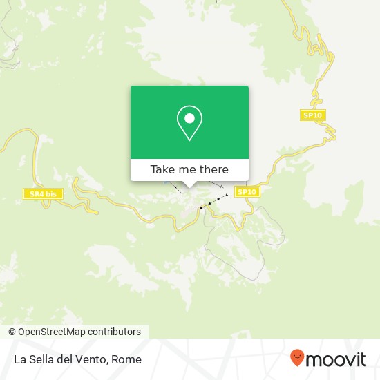 La Sella del Vento map