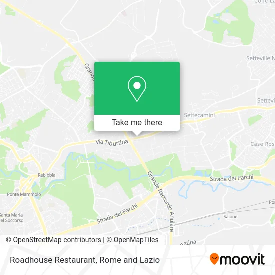 Roadhouse Restaurant map