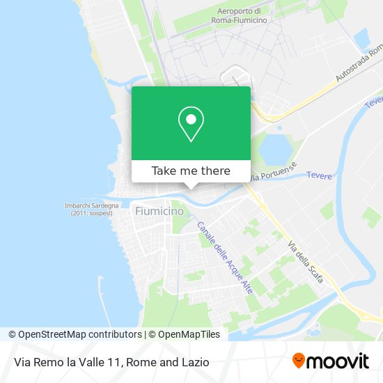 Via Remo la Valle 11 map