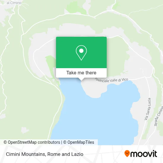 Cimini Mountains map