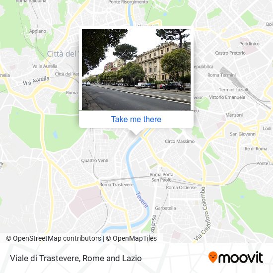 Viale di Trastevere map