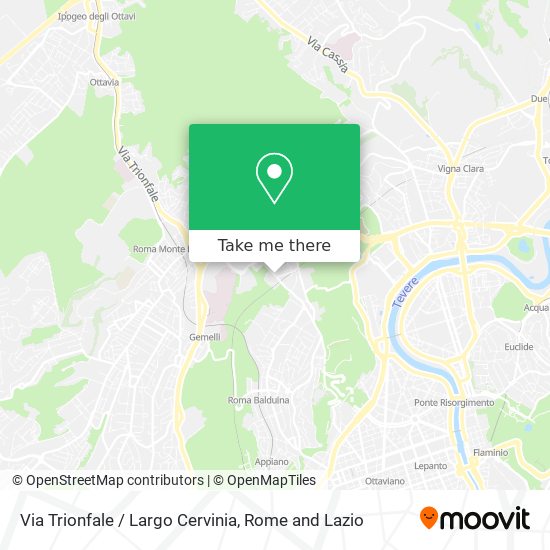 Via Trionfale / Largo Cervinia map