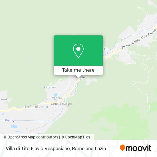 Villa di Tito Flavio Vespasiano map