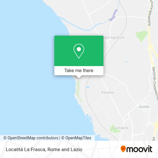 La Frasca Locality map