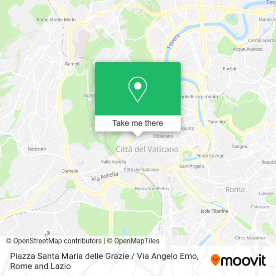 Santa Maria delle Grazie Square / Angelo Emo Street map