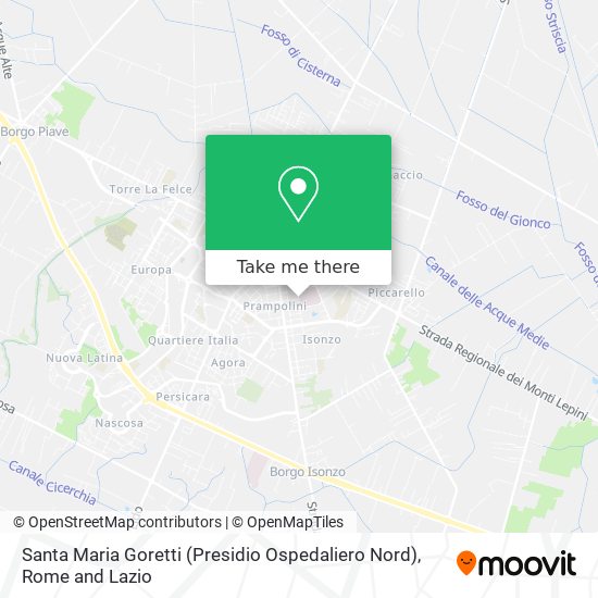 Santa Maria Goretti (Presidio Ospedaliero Nord) map