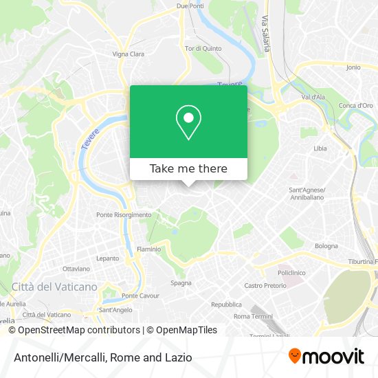 Antonelli/Mercalli map