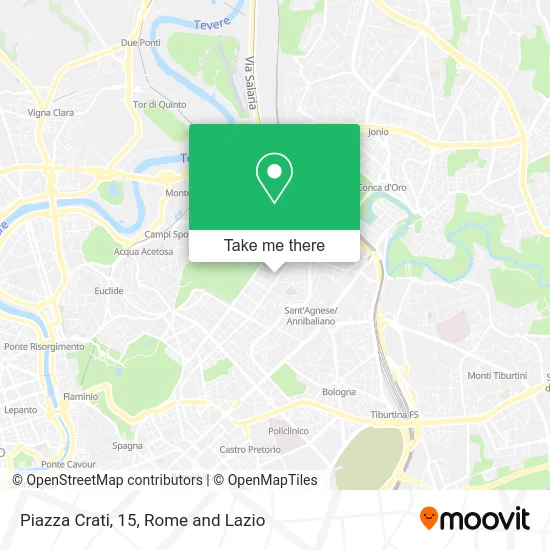 Crati Square, 15 map