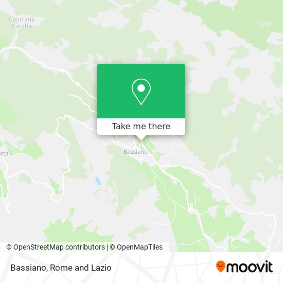 Bassiano map