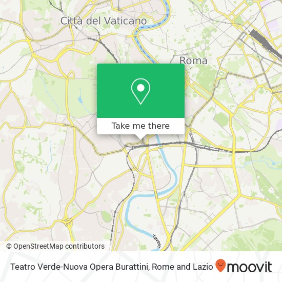 Teatro Verde-Nuova Opera Burattini map