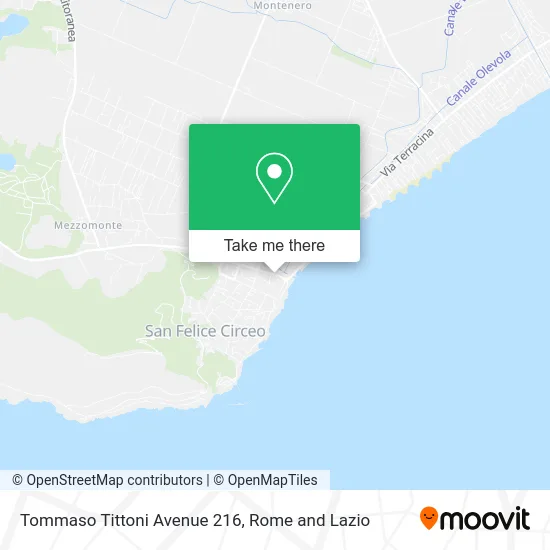 Tommaso Tittoni Avenue 216 map