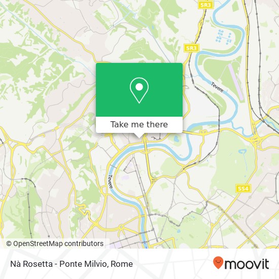 Nà Rosetta - Ponte Milvio map
