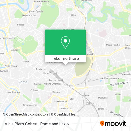 Viale Piero Gobetti map