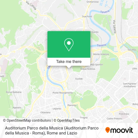 Auditorium Parco della Musica (Rome) map