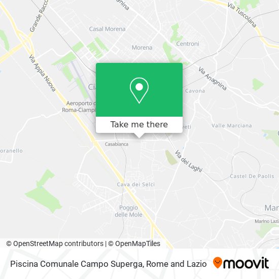 Piscina Comunale Campo Superga map