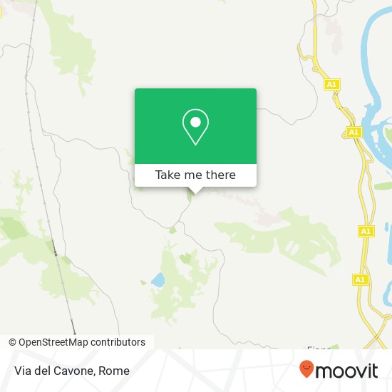 Via del Cavone map
