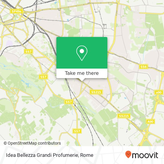 Idea Bellezza Grandi Profumerie map