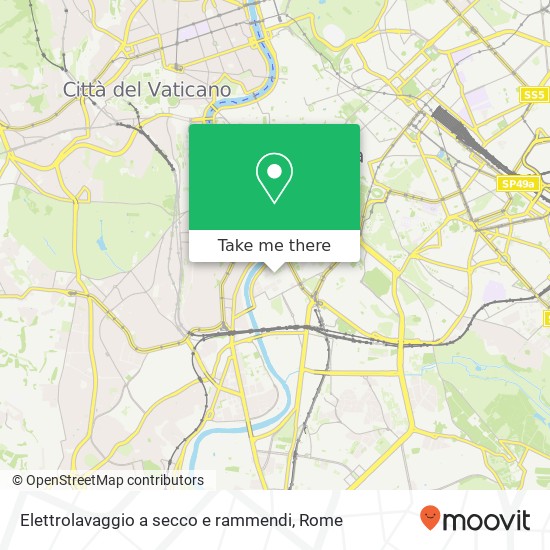 Elettrolavaggio a secco e rammendi map