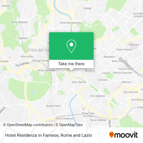 Hotel Residenza in Farnese map