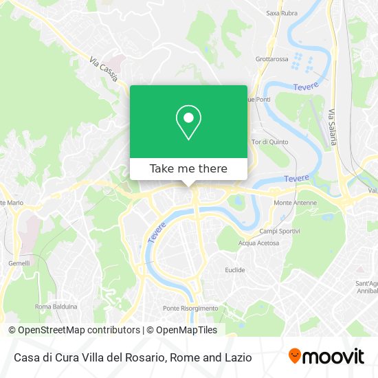 Casa di Cura Villa del Rosario map