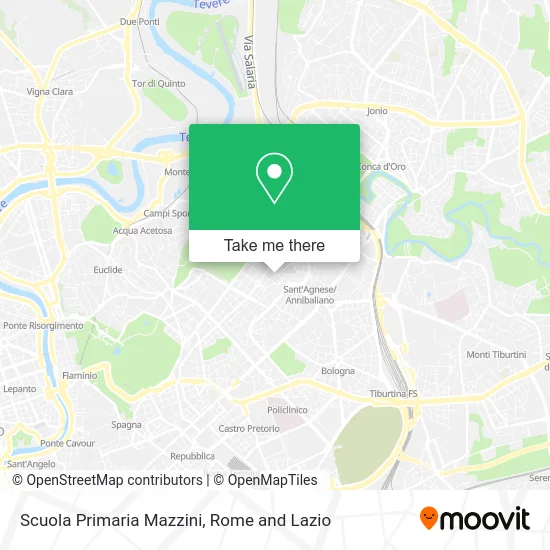 Mazzini Primary School map