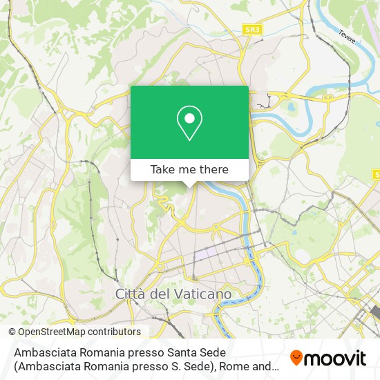 Ambasciata Romania presso Santa Sede map