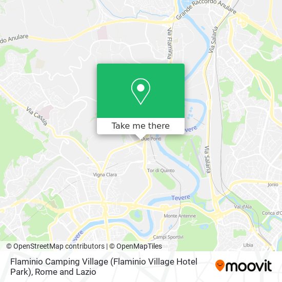 Flaminio Camping Village (Flaminio Village Hotel Park) map