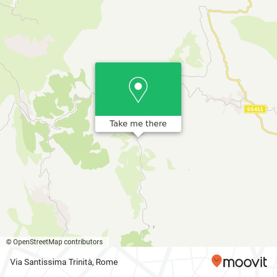 Via Santissima Trinità map