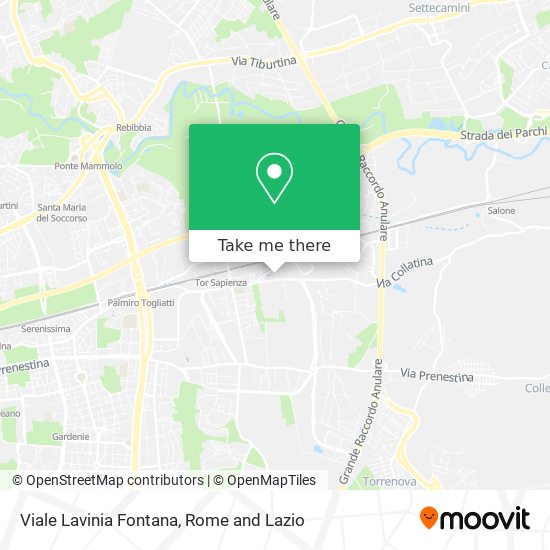 Viale Lavinia Fontana map