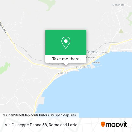 Via Giuseppe Paone 58 map