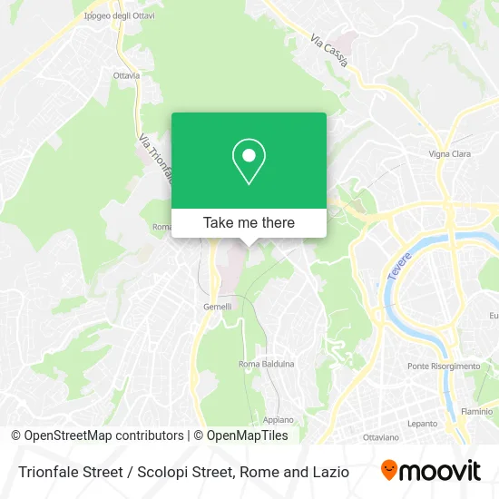 Trionfale Street / Scolopi Street map