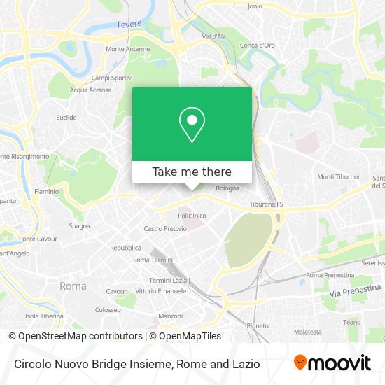 Circolo Nuovo Bridge Insieme map