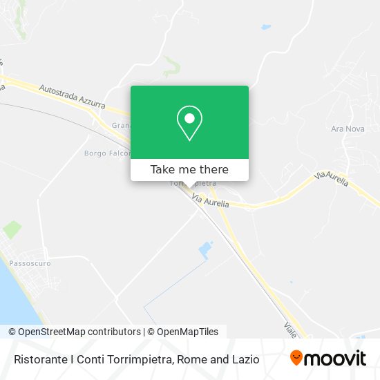 Ristorante I Conti Torrimpietra map