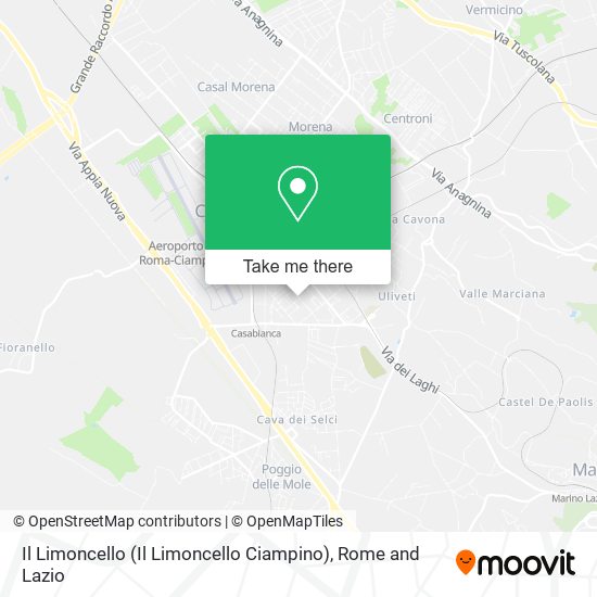 Il Limoncello (Il Limoncello Ciampino) map