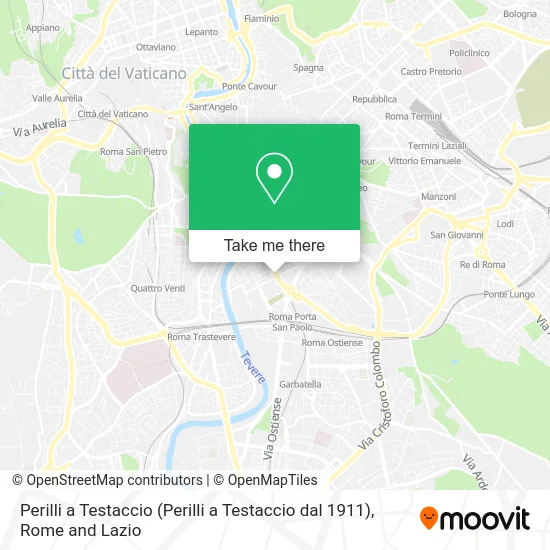 Perilli a Testaccio (Perilli a Testaccio since 1911) map