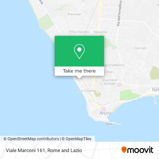 Viale Marconi 161 map