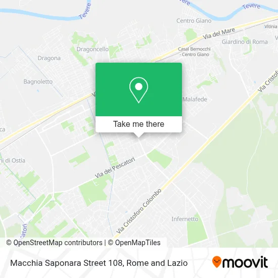 Macchia Saponara Street 108 map