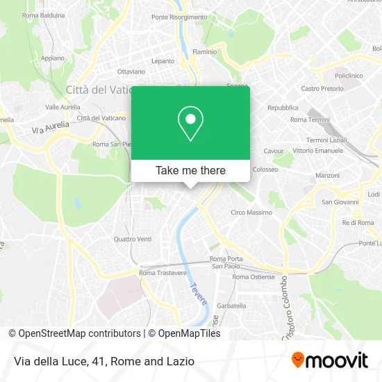 Via della Luce, 41 map