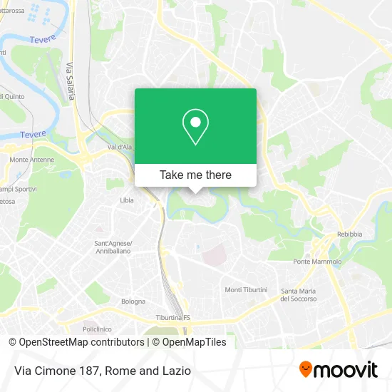 Cimone Street 187 map