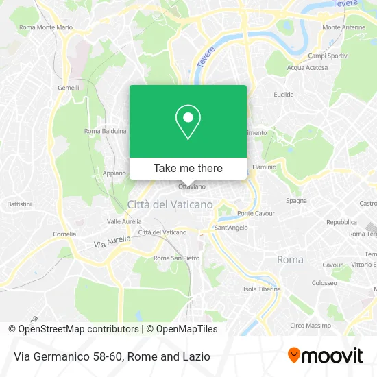 Via Germanico 58-60 map