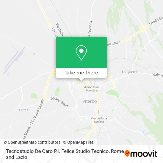 Tecnostudio De Caro P.I. Felice Studio Tecnico map