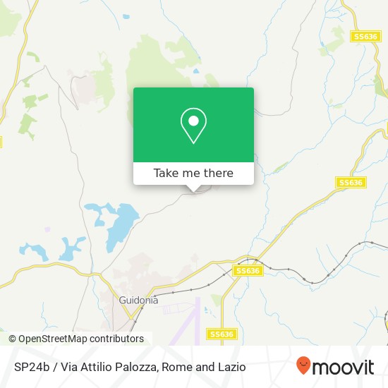 SP24b / Via Attilio Palozza map