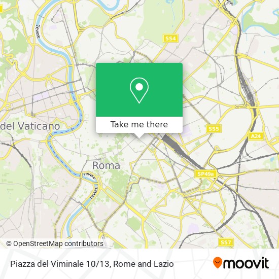 Piazza del Viminale 10/13 map