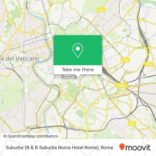 Suburbe (B & B Suburbe Roma Hotel Rome) map