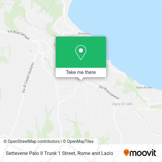 Settevene Palo II Trunk 1 Street map
