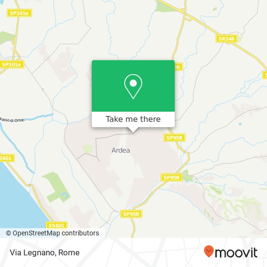 Via Legnano map