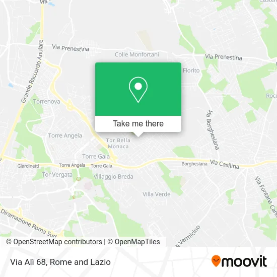 Via Alì 68 map